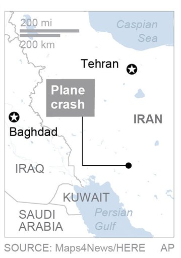 Flight from Tehran to the city of Yasuj.