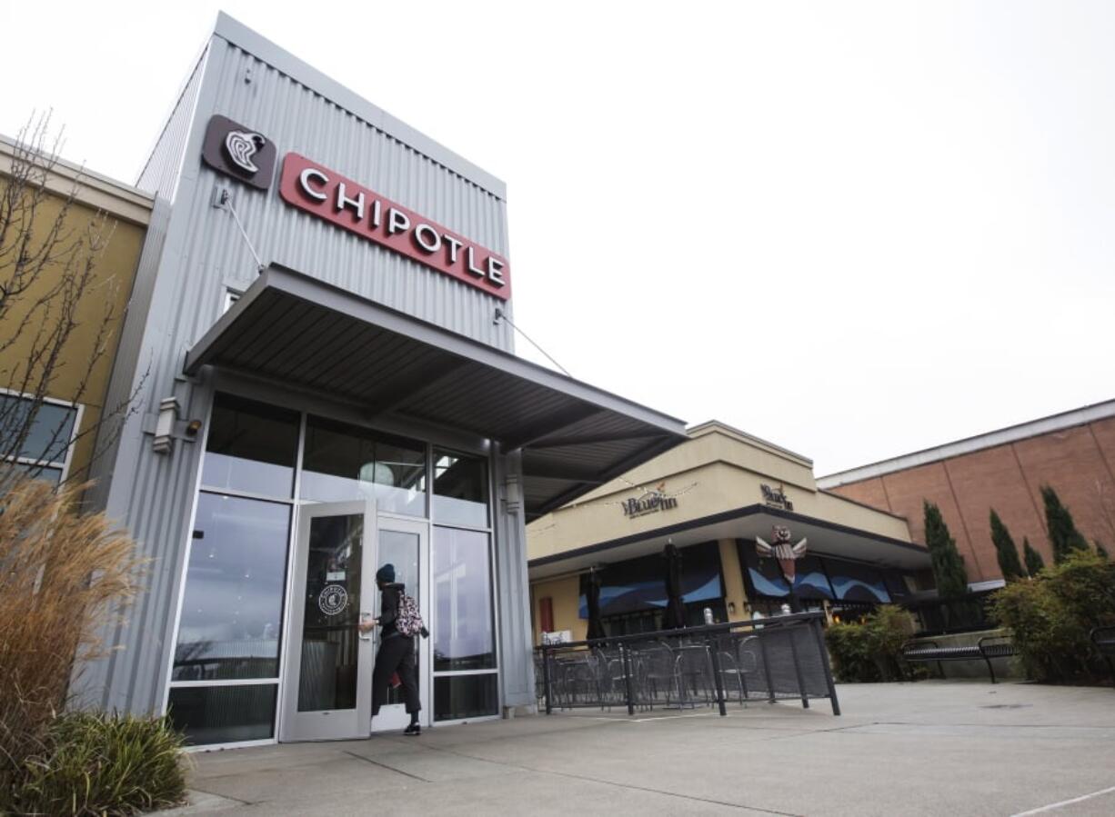 A Chipotle Mexican Grill restaurant in Seattle.