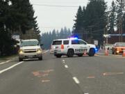 Clark County Sheriff’s Office said an adult man was struck and killed by a vehicle in this section of Highway 99 in Hazel Dell early Thursday morning. A juvenile driver initially left the scene but called 911 a short time later.