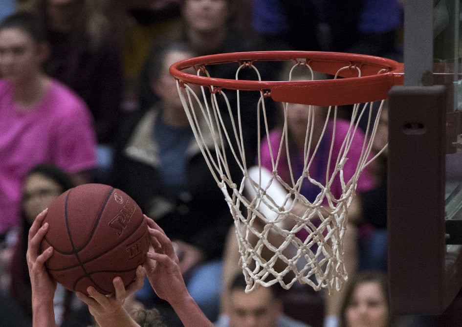 Basketball hoop.