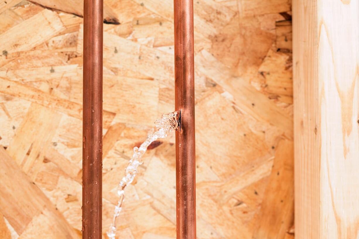 As water freezes, it expands and could cause damage the plumbing in your home.