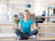 Yoga is the rise with 36.7 million practitioners in the United States, and airports are an increasing option for practicing.