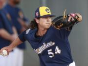 Camas grad Taylor Williams is making it tough on the Brewers coaching staff as he continues to impress at spring training, trying to win a roster spot.