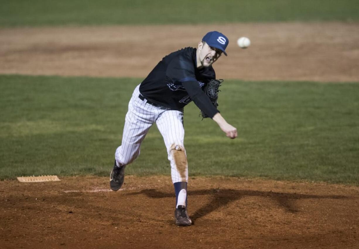 Skyview senior Daniel Copeland has committed to Gonzaga. He is one of several standout pitchers in the 4A Greater St. Helens League.