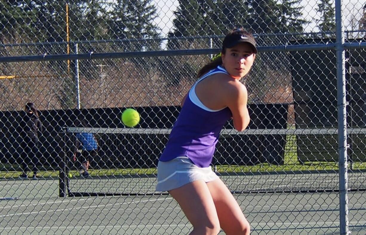 Columbia River junior Faith Grisham placed fourth at 2A state last year and is using that result for motivation in 2018.