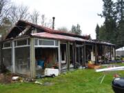 A home north of Ridgefield caught fire Wednesday afternoon and its upper floor was damaged. It took Clark County Fire & Rescue firefighters about 40 minutes to put out the fire, which ignited once again around midnight.