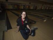 Hudson’s Bay senior Reagan Lorey, 18, our All-Region girls bowler of the year, is pictured at Crosley Lanes on Monday morning, Feb. 19, 2018.