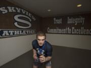 Skyview senior Jackson McKinney came back from mononucleosis in mid-January to win the 195-pound state championship in March at the Tacoma Dome.