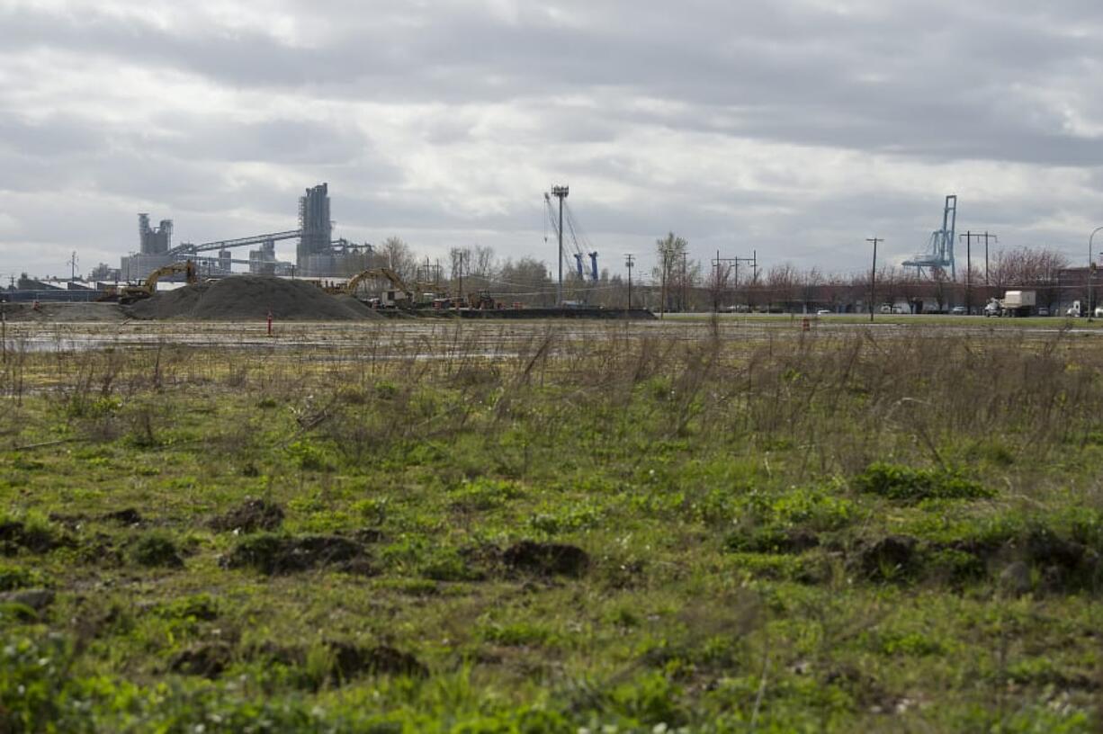 A new light-industrial building has been proposed in the Fruit Valley neighborhood. Crews have already begun grading the land on Northwest Lower River Road near the Port of Vancouver, as seen Wednesday morning.