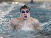 Columbia River senior Josh Bottelberghe earned seven state titles and four 2A state-meet records in his four years swimming for the Chieftains.