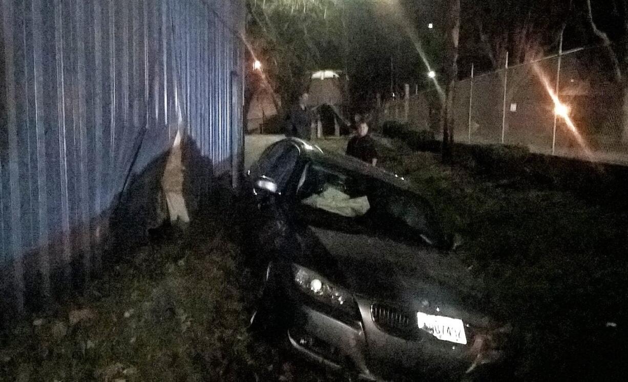 An alleged drunk driver crashed into Food Express Inc. off Fruit Valley Road on Monday night, according to Vancouver police. An employee of the business said the same thing has happened multiple times.