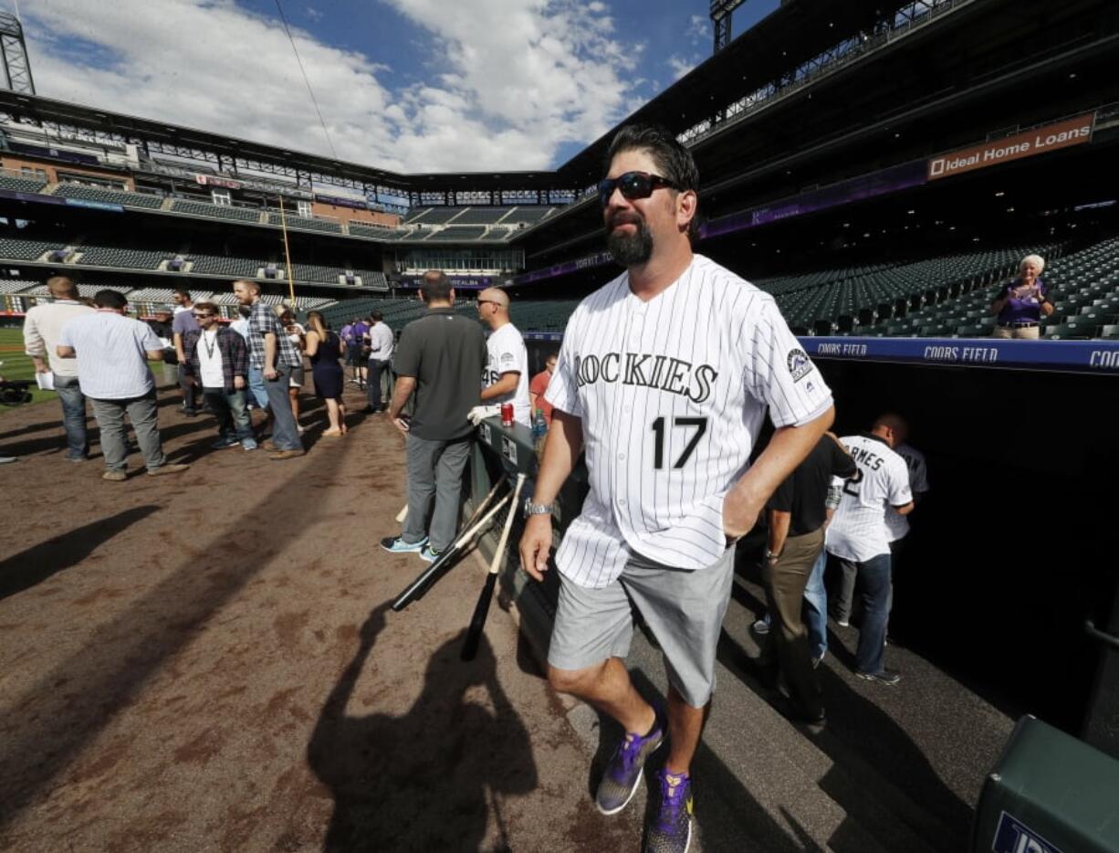 Retired Colorado Rockies first baseman Todd Helton (17) said adjusting to retired life was a daunting and overwhelming adjustment initially. “It was hardest thing I’ve ever done in my life,” Helton shared.