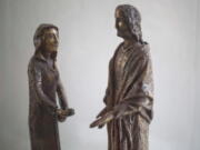 A sculpture of Mary Magdalene and Jesus on display at the Magdala center, on the Sea of Galilee in Migdal, Pope Francis took the biggest step yet to rehabilitate Mary Magdalene’s image by declaring a major feast day in her honor, June 22. His 2016 decree put the woman who first proclaimed Jesus’ resurrection on par with the liturgical celebrations of the male apostles.”By doing this, he established the absolute equality of Mary Magdalene to the apostles, something that has never been done before and is also a point of no return” for women in the church, said Lucetta Scarrafia, editor of the Vatican-published “Women Church World” monthly magazine.