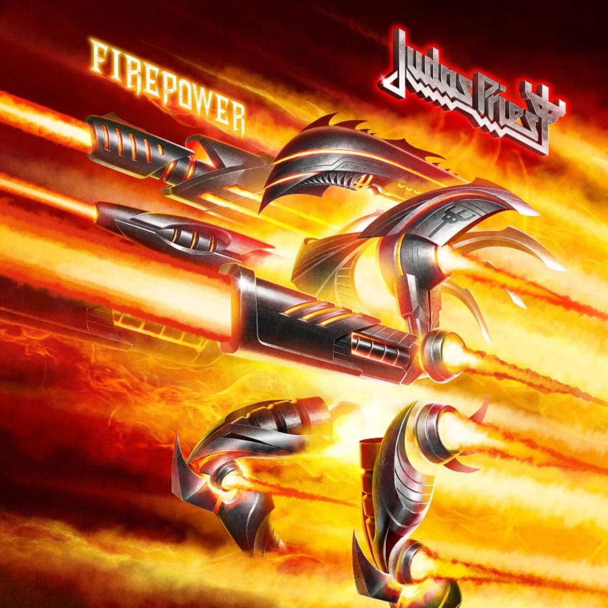 This cover image released by Epic Records shows “Firepower,” a release by Judas Priest.