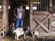 Randy De Jong left the family farm in Iowa to pursue nursing. De Jong missed being around livestock, so he talked his city gal wife, Kathi, into moving to the 3.5-acre farm on Fobes Hill in Snohomish five years ago.