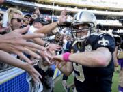 New Orleans Saints quarterback Drew Brees has agreed to a two-year, $50 million extension with the New Orleans Saints. The person spoke to The Associated Press on condition of anonymity on Tuesday, March 13, 2018, because the agreement has not been announced.