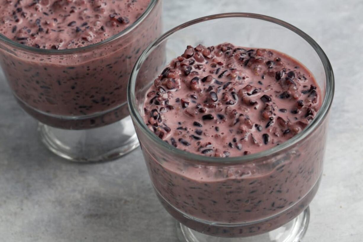 Black Rice Pudding.