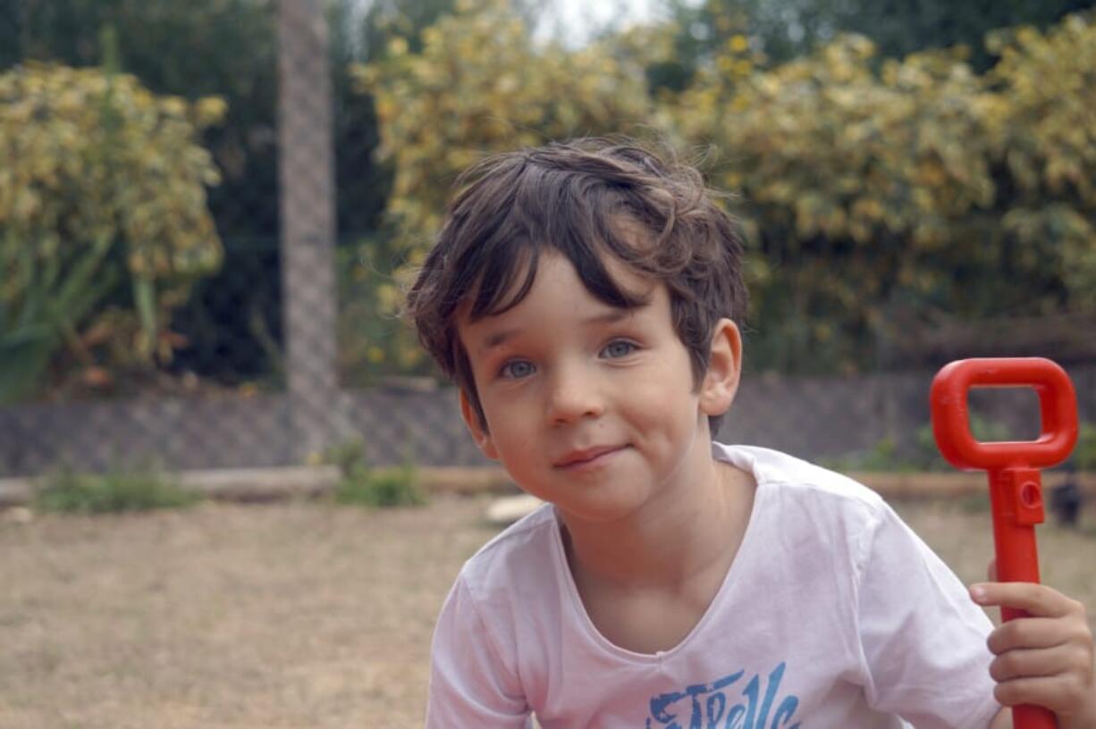 Gaspard Bigand has been diagnosed with autistic disorders and is now in his first year of primary school.