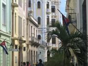 Its Spanish-inspired architecture is on full display in Old Havana, streets such as this reflect the Cuban city’s colonial roots.