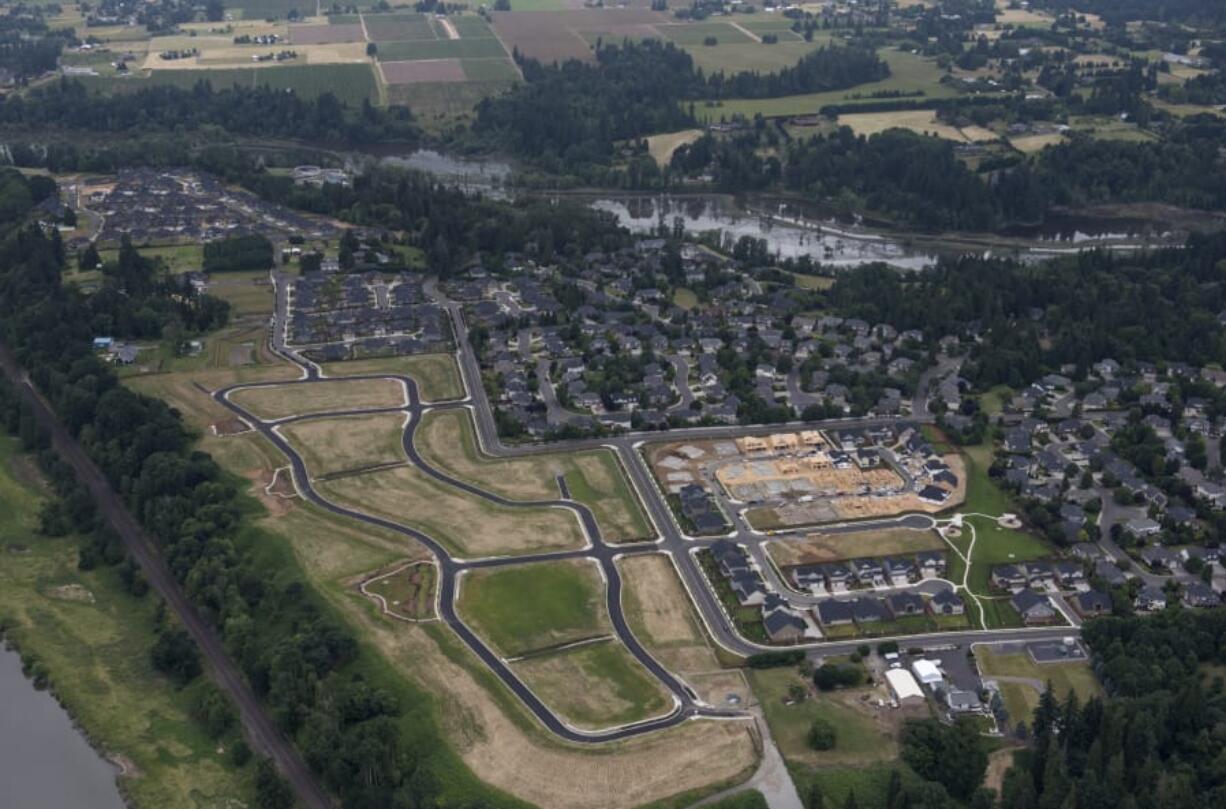 A housing development in Felida is pictured in June 2017.