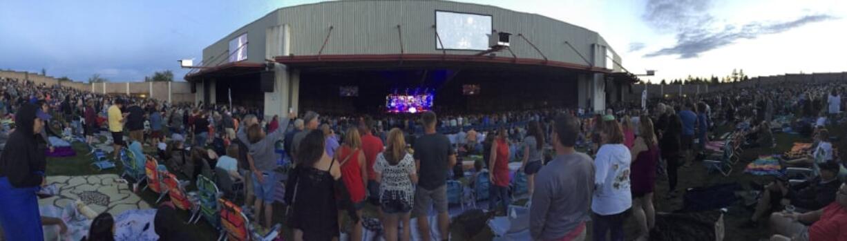 Lawn seating area at the Sunlight Supply Amphitheater. No changes have been announced for the venue.