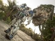 The Pandora Utility Suit — created by Michael Curry Studios, Lightstorm Entertainment, Walt Disney Imagineering and Disney Parks Live Entertainment — will debut at Disney’s Animal Kingdom theme park today. Walt Disney Co.