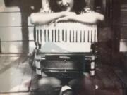 Accordionist Lillian Sedar at age 14 or so. “We kids would roll our eyes,” writes her daughter, Lynne Broms Schroeder, but nowadays they’d do anything to hear Mom’s accordion one more time.