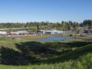 The empty lot on the southeast corner of Northeast 117th Street and Northeast Highway 99 has entered the early stages of development.