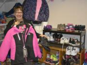 Washougal: Hathaway Elementary School Family Resources Coordinator Nancy Boon in the school’s new Clothes Closet, which offers free clothes and shoes to families in the district.