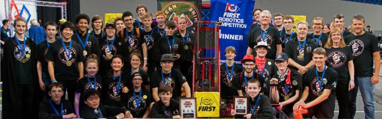 Clark County: Members of Mean Machine, a robotics team made up of students from Hockinson, Camas and Washougal high schools. The team won the 2018 FIRST Championship Pacific Northwest Division, earning them a spot in the national championships.