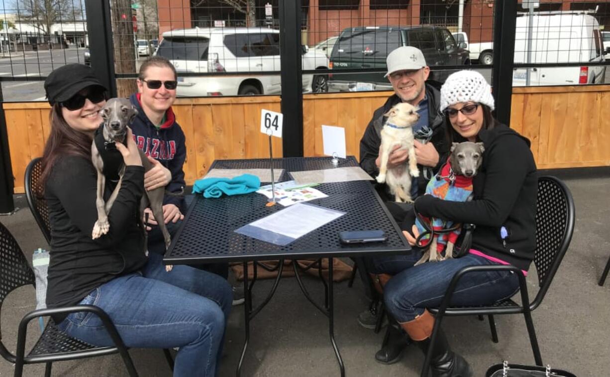 Esther Short: The Humane Society for Southwest Washington’s annual Walk/Run for the Animals raises money for the society while allowing people to participate in a run/walk with their dogs.