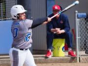 Clark College's Shaz Nakoa-Chung combined to hit for the cycle in a doubleheader against Chemeketa.