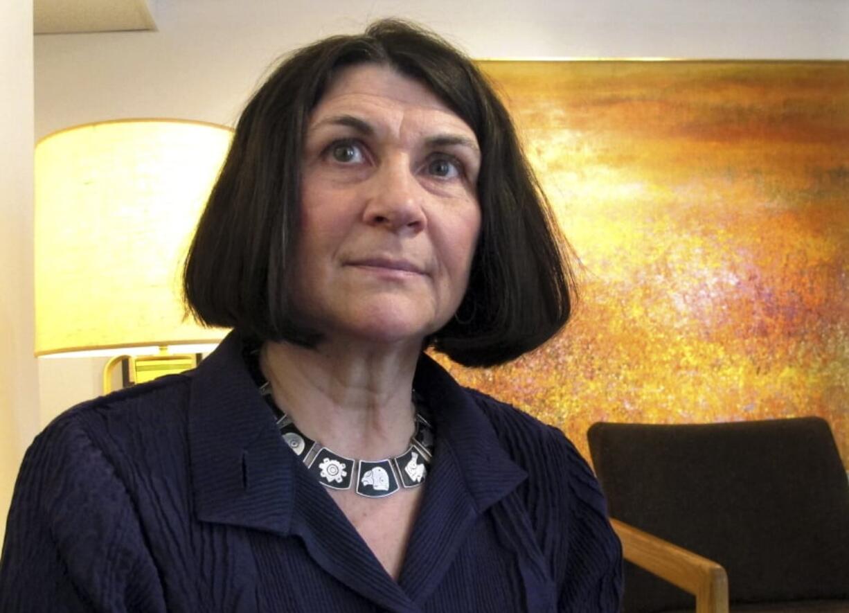 Dr. Deborah Richter, a family medicine and addiction treatment doctor, talks with a reporter at the Vermont Statehouse in Montpelier, Vt. Deep within President Donald Trump’s plan to combat opioid abuse, overshadowed by his call for the death penalty for some drug traffickers, is a push to expand the use of medication to treat addiction. It’s a rare instance in which Trump is building on Obama administration policies, and where fractious Republicans and Democrats in Congress have come together. Richter, says medications have helped her patients, especially when combined with counseling. “People got back to what they were before the addiction seized them,” she said.