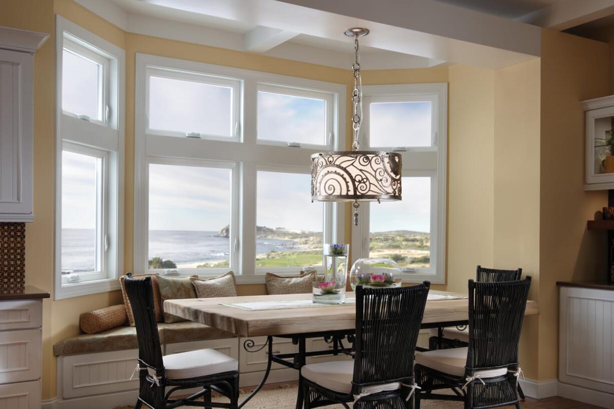 A bay window can add a point of interest to any home.