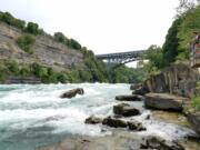 The White Water Walk is a great way to get up close to Niagara’s raging waters safely.