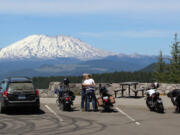 Motorists that drive the Wind River to Lewis River loop can stop at the McClellan Viewpoint along Curly Creek Road and take in stunning views of the southern slopes of Mount St. Helens.