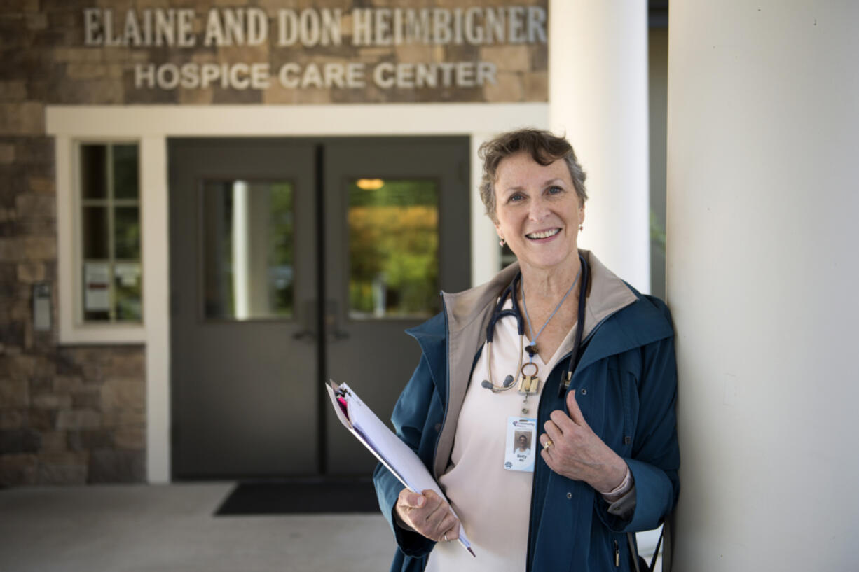 Hospice nurse Betty Martinsen at Community Home Health & Hospice in Salmon Creek.