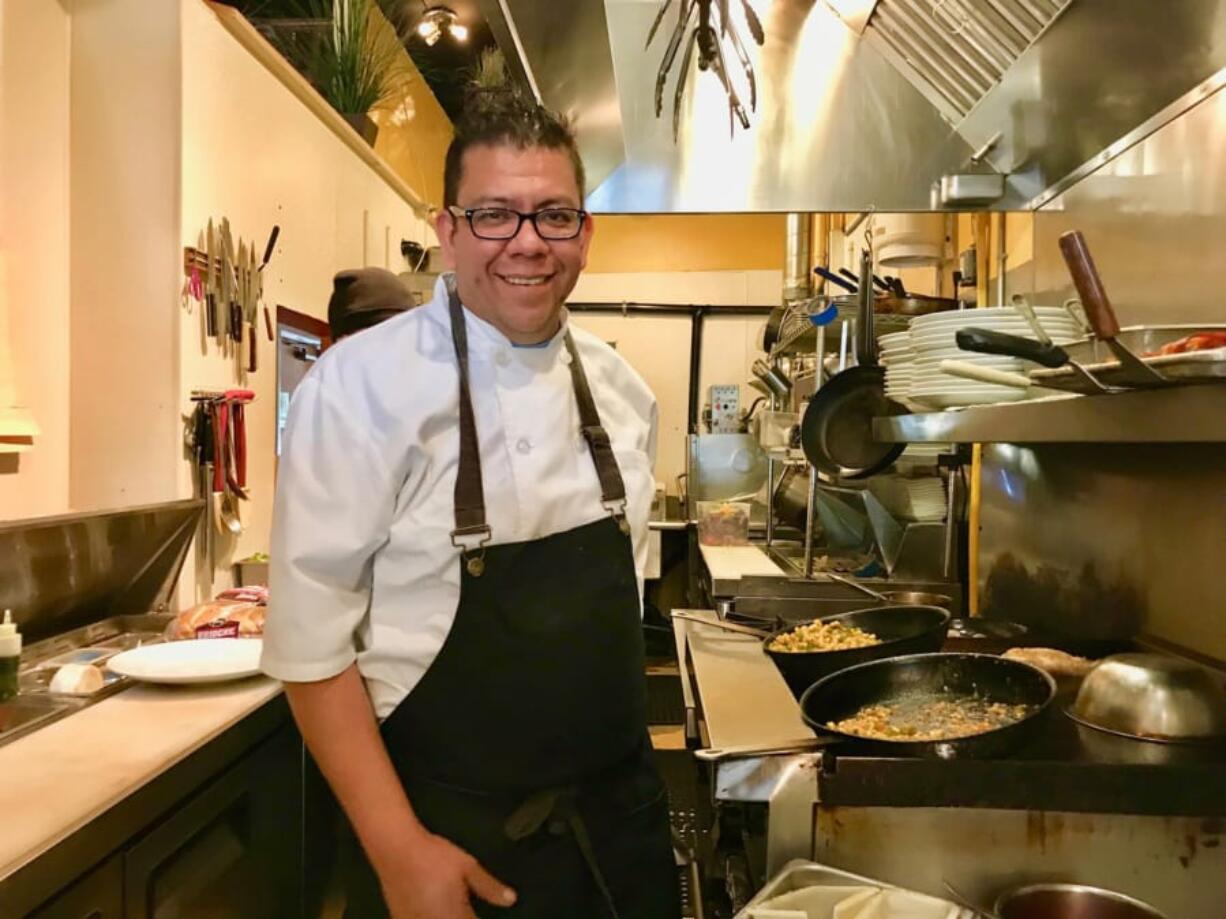 When Chef Miguel Sosa isn’t cooking at Elements at Willem’s, you can often find him wandering the restaurant and talking to diners.