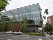 The faces of 110 Skyview High School students will look down on the corner of Evergreen and C streets from the windows of the Vancouver Community Library for the next month. The portraits were created by a small group of Skyview photography students as part of a global art project called Inside Out.