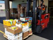 Minnehaha: Some of the 587 pounds of baby food donated to the Clark County Food Bank from the Cascade Park Kiwanis Club and key clubs from Mountain View High School, Henrietta Lacks Health and Bioscience High School and Union High School.