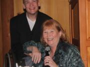 Vancouver Mall: Vancouver Mayor Anne McEnerny-Ogle with Nathan Ehline, one of Innovative Services NW’s previous pediatric therapy patients, at the nonprofit’s Giving Gala, which raised $75,938.