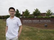 Union High School junior Phillip Meng, 15, was named one of four 2018 Coolidge Scholars, giving him four years of tuition, room and board at any college of his choosing.