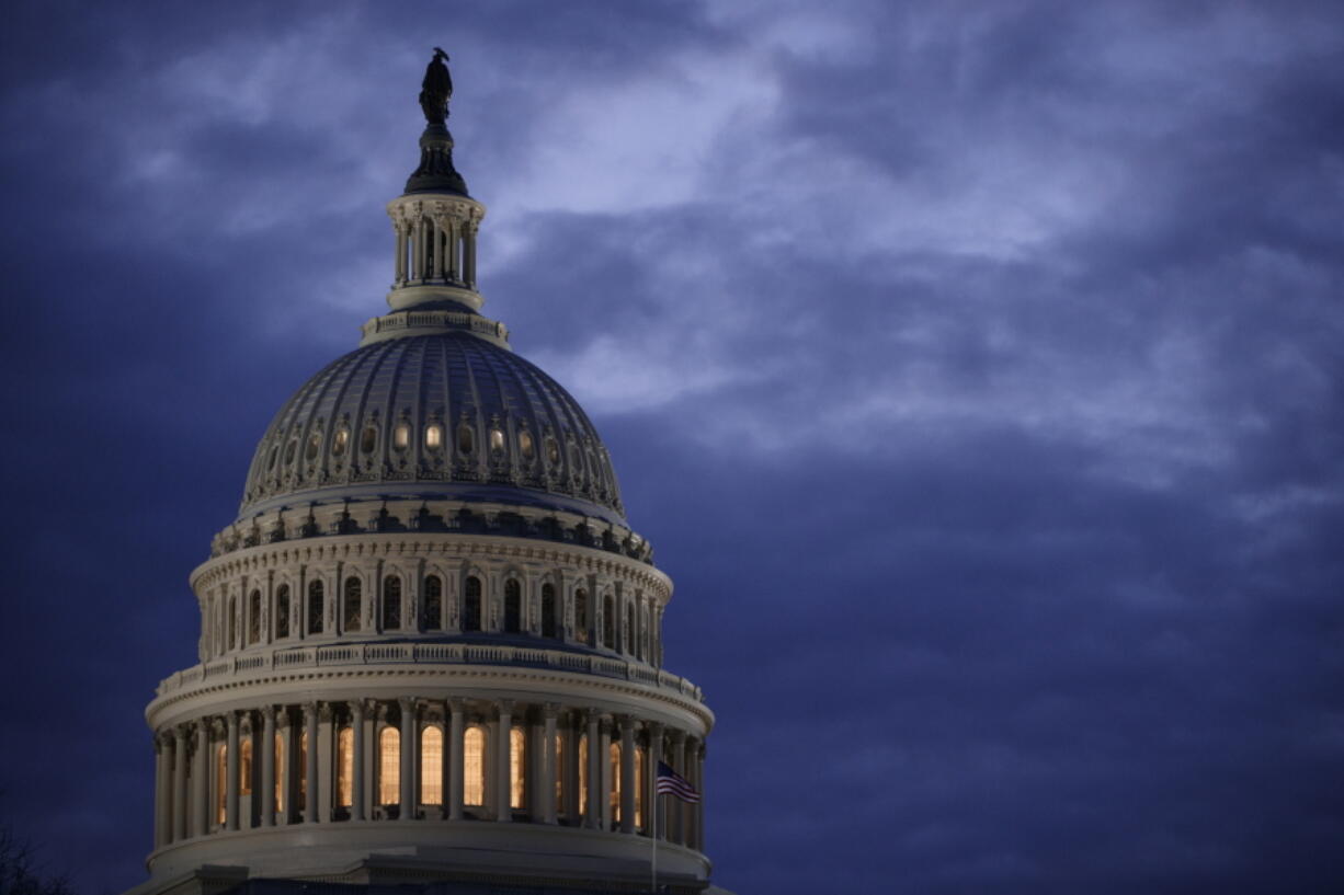 The Capitol Dome is seen at dawn March 30, 2017, in Washington.