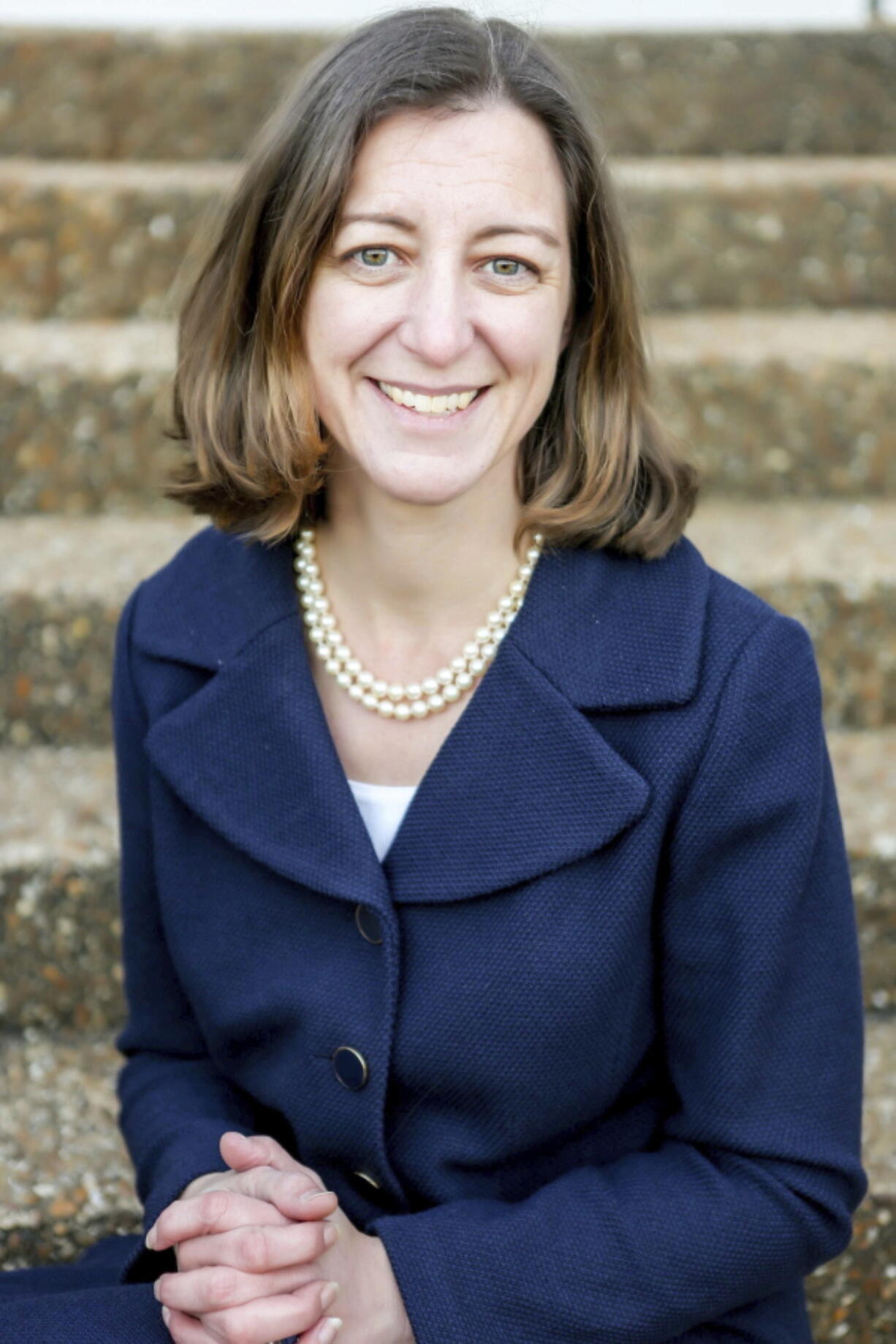 Democratic candidate for the 2nd district Congressional primary, Elaine Luria poses in Norfolk, Va. Luria, a Navy veteran, is running to challenge Congressman Scott Taylor R-Va., in the fall election.