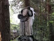 Clark County Fire District 3 firefighters responded to the scene of a crash at 22100 N.E. Lucia Falls Road on Thursday morning. The driver walked away with minor injuries.