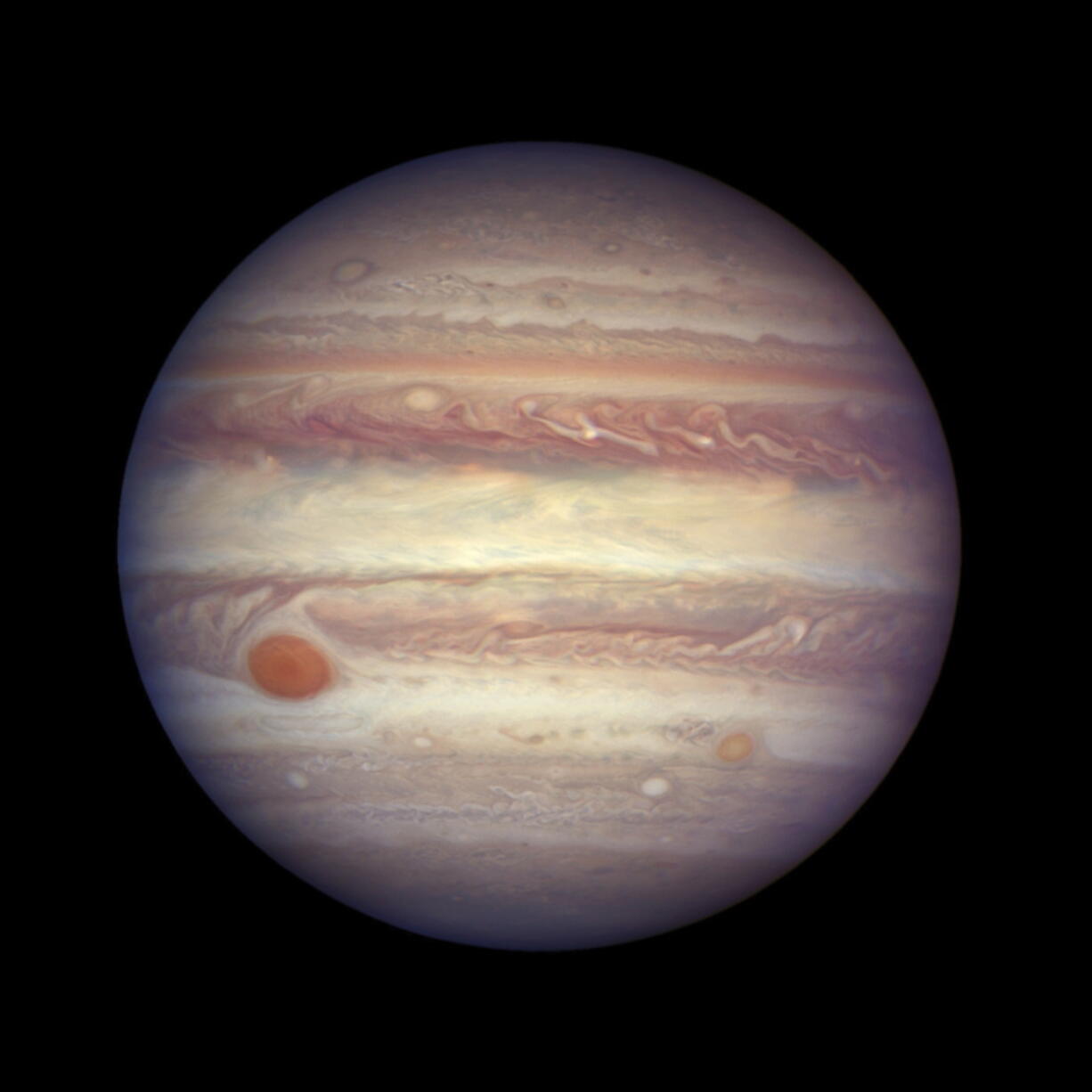 The planet Jupiter when it was at a distance of about 668 million kilometers (415 million miles) from Earth. On Monday, May 21, 2018, scientists reported that an asteroid sharing Jupiter’s orbit, but in reverse, actually hails from a neighboring star system. They say the asteroid, known as 2015 BZ509, has been in this peculiar backward orbit ever since getting sucked into our solar system in the first moments after our solar system formed 4.5 billion years ago. (NASA, ESA, and A.