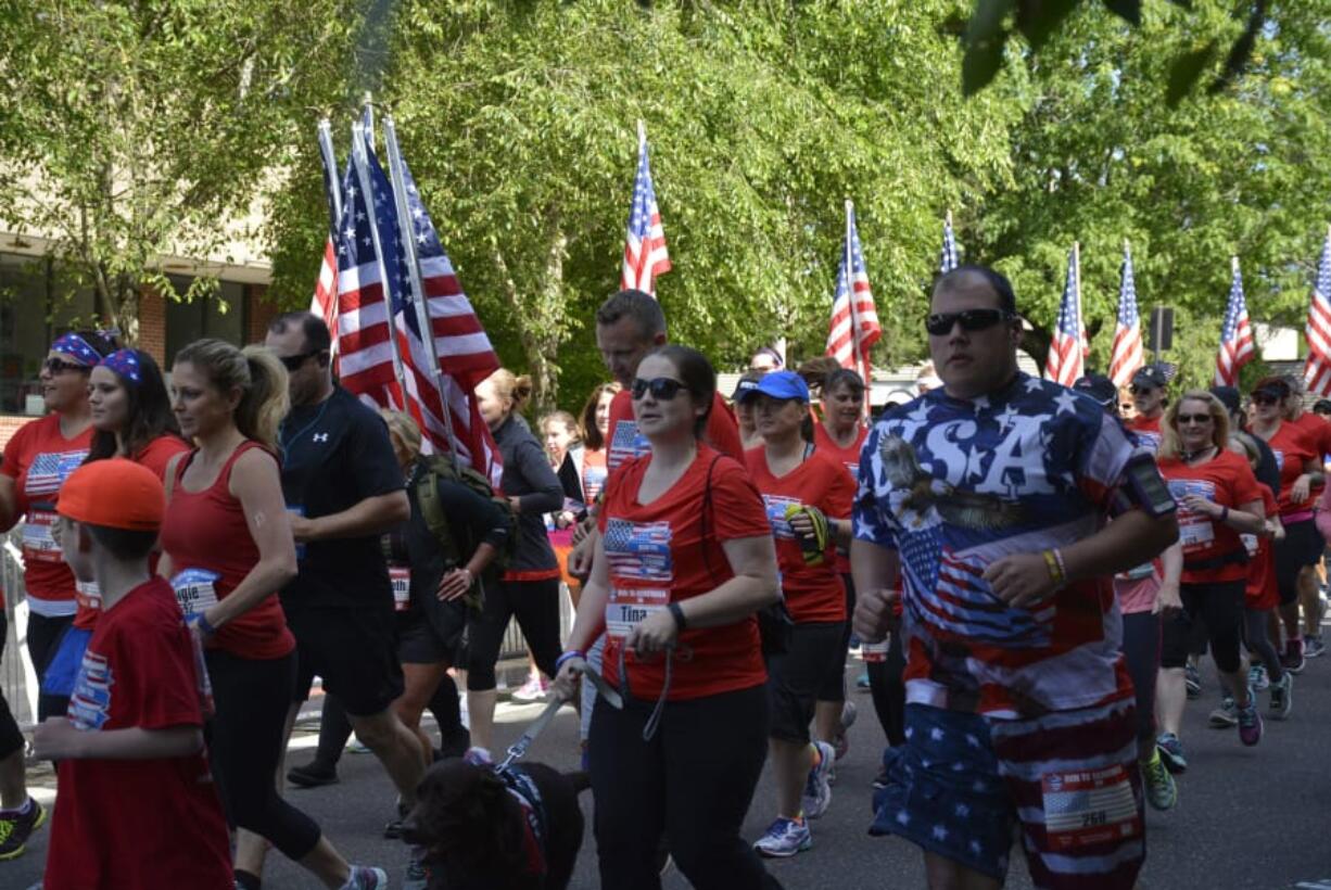 The Run to Remember in downtown Washougal offers a chance to get exercise and honor the military a week before Memorial Day weekend.