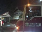 Fire District 6 sent three engines due to the size of the apartment building. Vancouver Fire Department and Clark County Fire & Rescue assisted in the response.