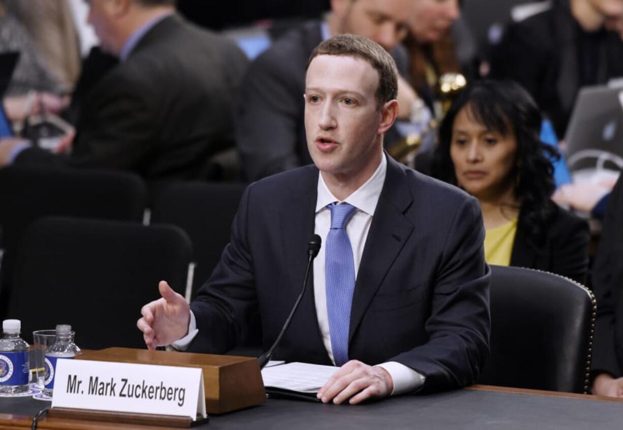 Facebook CEO Mark Zuckerberg testifies before the Senate judiciary and commerce committees on Capitol Hill on April 10, 2018 in Washington, D.C.