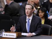 Facebook CEO Mark Zuckerberg testifies before the Senate judiciary and commerce committees on Capitol Hill on April 10, 2018 in Washington, D.C.